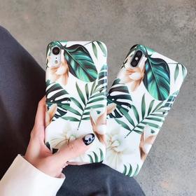 【手机壳】欧美花朵适用苹果11手机壳iPhone11promax磨砂