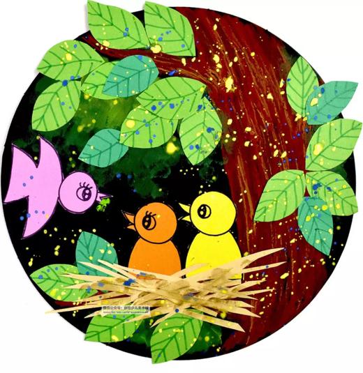 《树上的鸟窝》春天/春季【自动发货：下单后，点击手机短信中收到的链接，即可获取文件下载的链接；如有任何问题，可添加客服微信hm33268获得帮助】 商品图0