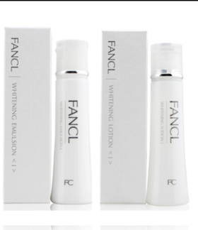 【香港直邮】FANCL/芳珂 美白水乳30ml+30ml 1号清爽型（新旧包装随机发货）