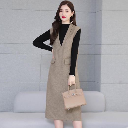 HYX-1857秋冬新款韩版显瘦时尚套装裙子 XCX 商品图3