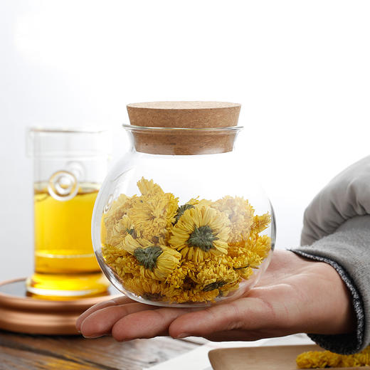 木盖玻璃茶叶罐 商品图2