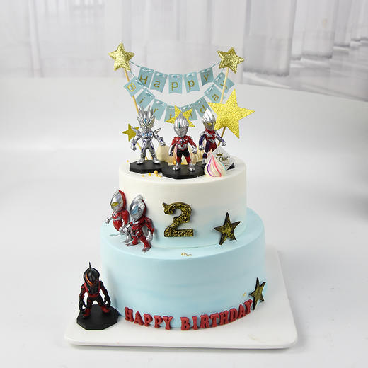 【奥特曼】奶油水果 儿童蛋糕 商品图2