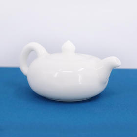 云中居.德化白瓷甜白釉莲花纹茶壶