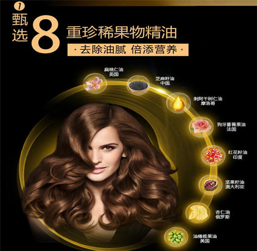 SCHWARZKOPF/施华蔻 8金纯盈润精油洗发露 洗发水JPY带授权招加盟代理 商品图7