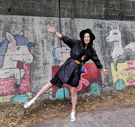 星币刺绣 中式男朋友boy friend香云纱衬衫（腰封不包括） 商品图1