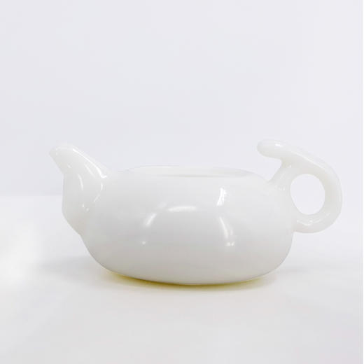 云中居.德化白瓷茶壶.手抓壶 商品图1
