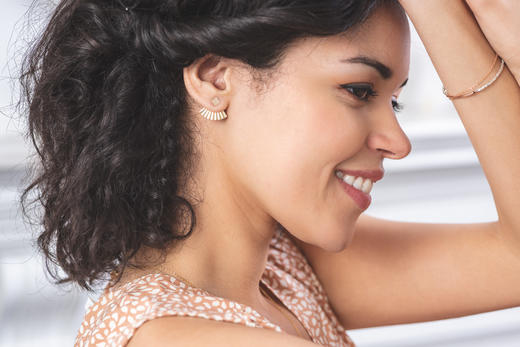 CHINA earrings - SQUARE 前后耳环 商品图6