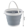 【可折叠水桶/菜篮，节省5倍空间】可大可小 ，轻松悬挂，沥水快 商品缩略图8