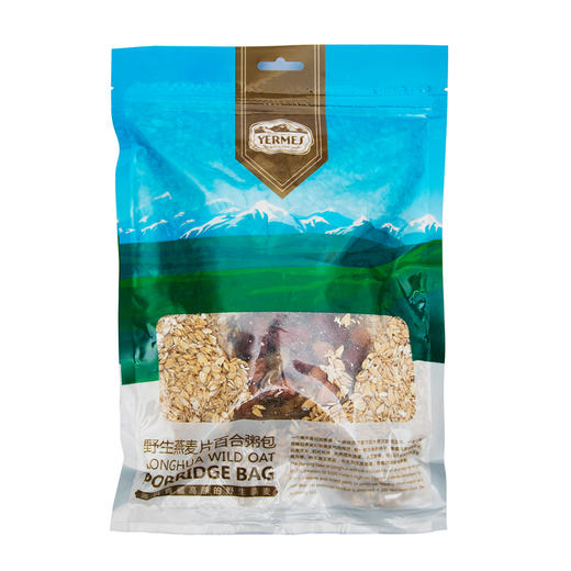 YERMES家庭装燕麦百合粥包早餐野生燕麦片兰州百合粥包 500g 商品图4