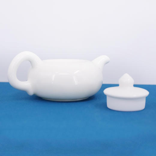 云中居.德化白瓷甜白釉莲花纹茶壶 商品图2