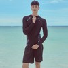 【泳衣】*男士长袖沙滩泳衣冲浪跑男泳装沙滩衣防晒速干 商品缩略图1