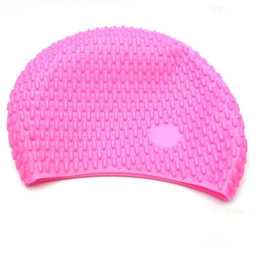 【运动装备】硅胶水滴游泳帽 女士长发游泳帽大号硅胶水滴帽泡泡帽 商品图1