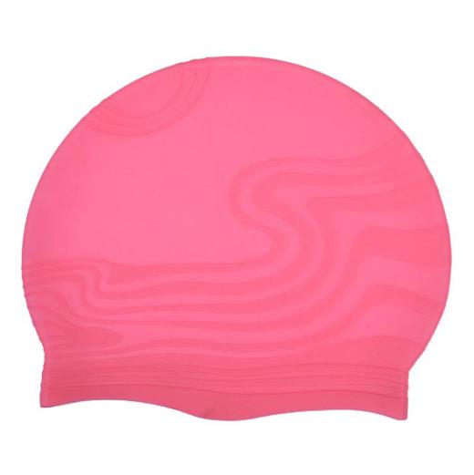 【泳帽】*祥云条纹水波成人浮雕硅胶游泳帽 商品图3