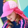 【泳帽】儿童泳帽带沿遮阳泳帽海边沙滩戏水儿童防晒防风弹力泳帽 商品缩略图0