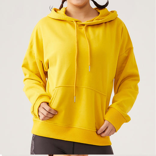 壁虎瑜伽秋冬棉质连帽卫衣密语