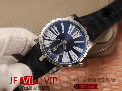 PF 罗杰.杜彼 EXCALIBUR(王者系列) DBEX0535基础系列，表径42MM厚度10.5MM，美洲鳄鱼皮表带，进口9015机芯，男士腕表， 商品图2