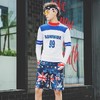 【泳衣】*新长袖分体沙滩裤男士游泳衣跑男防晒休闲泳装 商品缩略图0