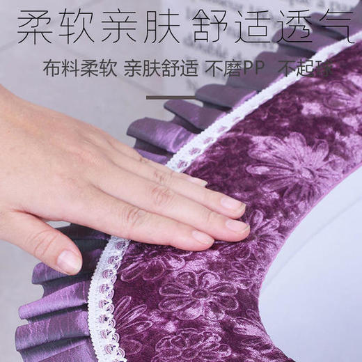 PDD新款欧式金钻绒防水马桶坐垫套装 商品图3