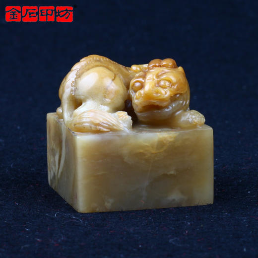 金石印坊老挝北部黄油冻古兽钮方章343432mmjpysgs007490