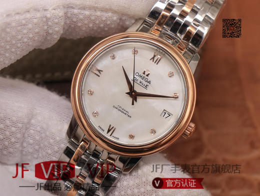 MKS 新品【欧米加蝶飞经典女款系列】，【表壳】腕表尺寸32.7*9.5，日本西铁城9015机芯，附送皮带+扣一条 商品图4