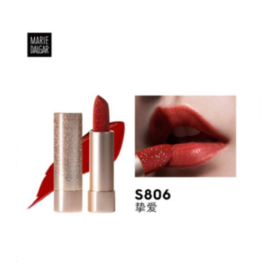 玛丽黛佳小金钻口红国风持久保湿不易脱色唇膏女网红推荐小众品牌 s806挚爱JPY带授权招加盟代理
