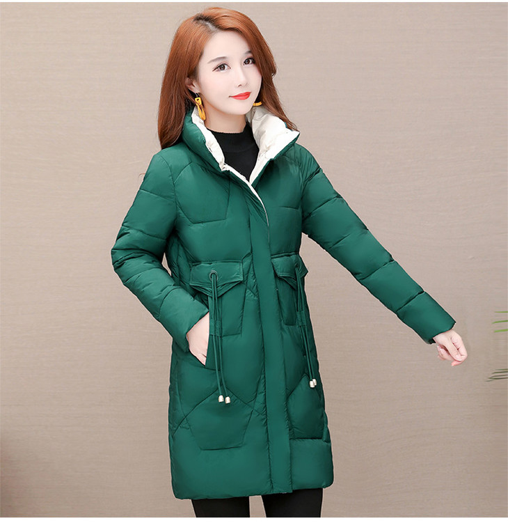 we ydy-xyj19b602保暖气质羽绒棉服女