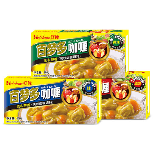 【1盒】好侍百梦多咖喱日式速食咖喱块100g*1盒（原味/微辣/辣味） 商品图0