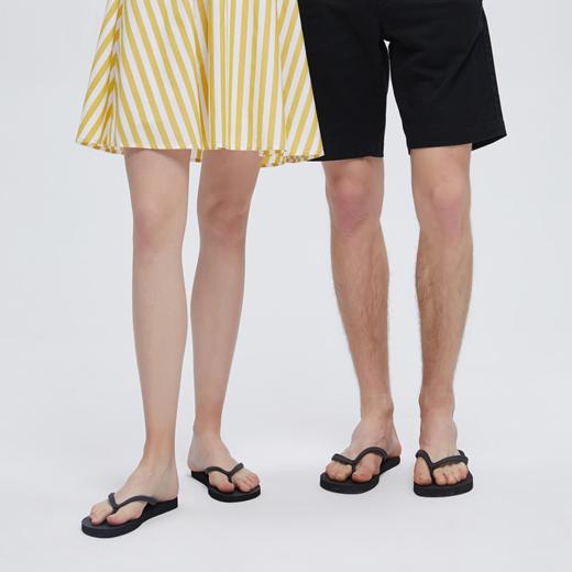 网易严选男女色画轻主义人字凉拖鞋