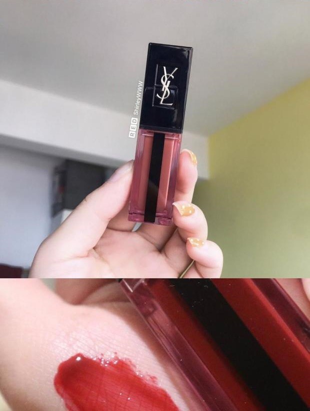 ysl伊夫圣罗兰waterstain奢华缎面水光染唇釉610612613617618