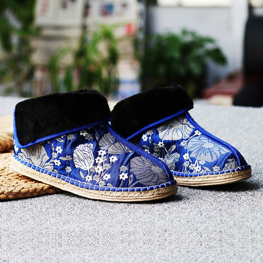 【买麻鞋，雅路人】防脚臭，新款加棉女鞋亚麻鞋千层底布鞋透气女鞋棉靴 商品图4