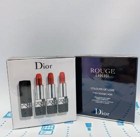 Dior 迪奥口红三件套#999(哑光+滋润+金属)（387224）