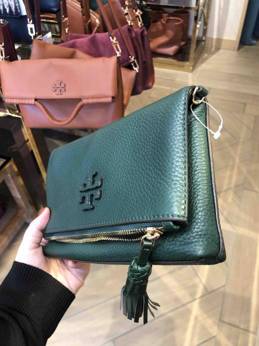 新款！Tory burch TB皮质logo翻折包 商品图8