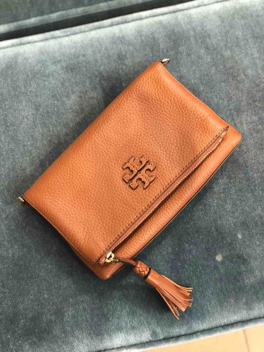 新款！Tory burch TB皮质logo翻折包 商品图6