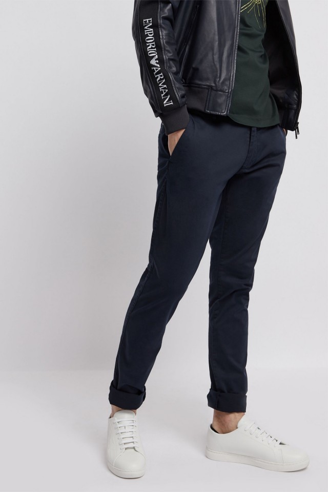 小飞鹰trouserschinoregularfit水洗纱卡微弹休闲裤xxk060