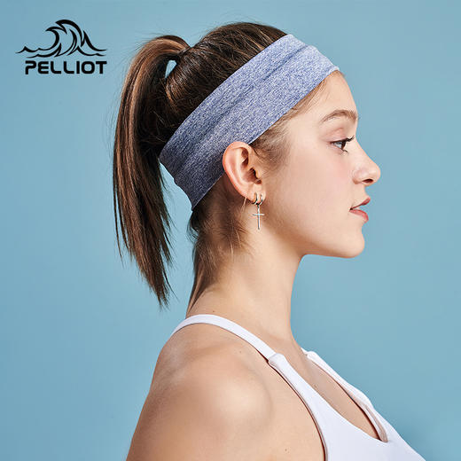 伯希和运动发带男女头带止汗带健身瑜伽跑步运动头巾吸汗束带护具 商品图2