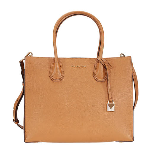 【香港直邮】Michael Kors 迈克·科尔斯 MERCER系列棕色牛皮女士手提包 30F6GM9T3L-AcornJPY带授权招加盟代理 商品图0
