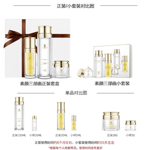 麦吉丽素颜三部曲小样套盒 贵妇膏平衡水精华液 小样套盒（油性及混合性肌肤适用）JPY带授权招加盟代理 商品图3