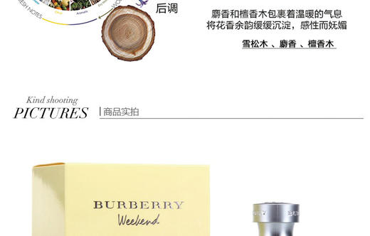 【香港直邮】博柏利（BURBERRY） 巴宝莉周末女士淡香精 30mlJPY带授权招加盟代理 商品图6