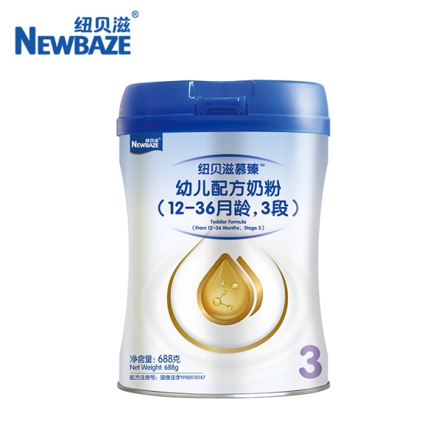 纽贝滋慕臻奶粉幼儿牛奶粉三段奶粉688g/罐 JPY带授权招加盟代理