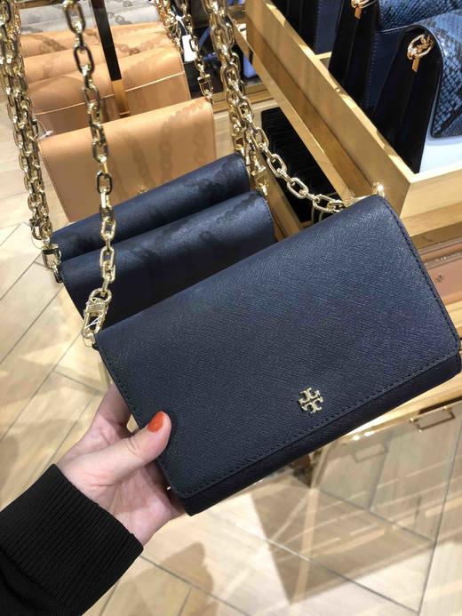 新款！Tory burch TB十字纹牛皮WOC链条包 商品图1