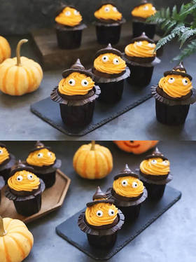 赠品|南瓜纸杯蛋糕，万圣节粉丝福利回馈！