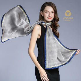 优品堂“花魁”桑蚕丝真丝巾缎面长围巾