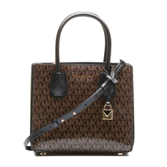QHSS19 Michael Kors 迈克·科尔斯 女士棕色牛皮斜挎包 30H8GM9M8B-BRNGOLDJPY带授权招加盟代理