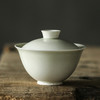 陶瓷功夫茶具.草木灰釉敬茶碗.小号带底托盖碗 商品缩略图2