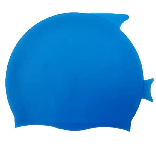 【运动装备】鱼形儿童硅胶游泳帽工厂批发硅胶泳帽游泳帽 商品图1