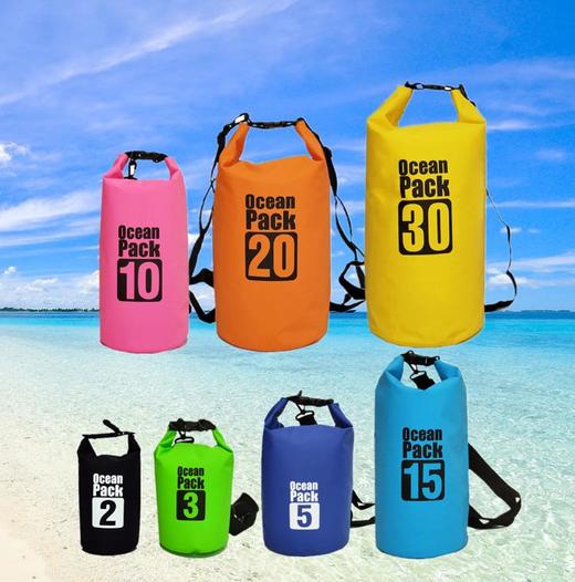 【游泳包】户外防水包PVC夹网防水桶包ocean pack沙滩漂流游泳包 商品图0