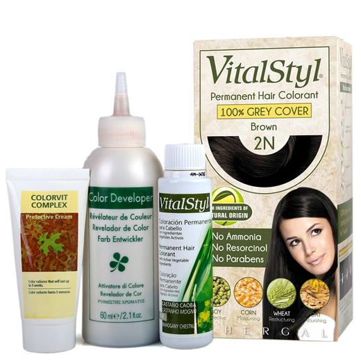 维彤天然植物力染发剂(自然黑2N) 商品图5