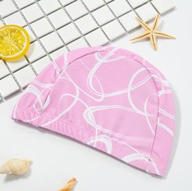 【运动装备】*游泳布帽成人黑色男士泳帽护耳女士花色泳帽