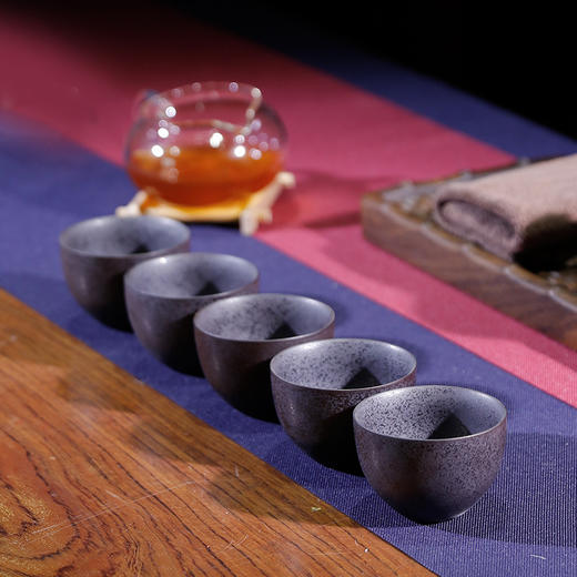 陶瓷功夫茶具.金属釉品茗杯 商品图3
