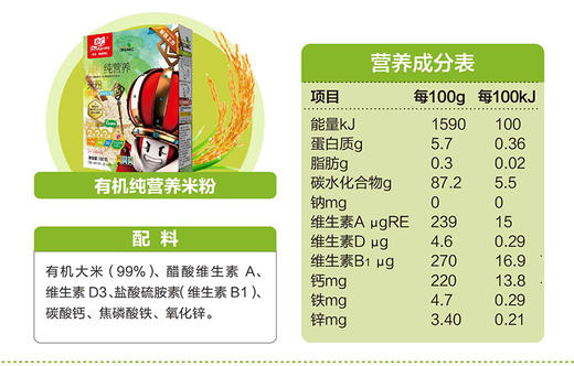 方广有机纯营养米粉 180克 适合6-36个月宝宝JPY带授权招加盟代理 商品图13